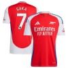 Maillot de Supporter Arsenal Saka 7 Domicile 2024-25 Pour Homme